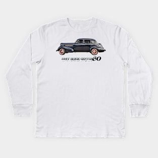 1937 Buick Century Series 60 Model 64 Touring Sedan Kids Long Sleeve T-Shirt